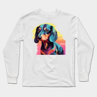 Groovy Dapple Dachshund Long Sleeve T-Shirt